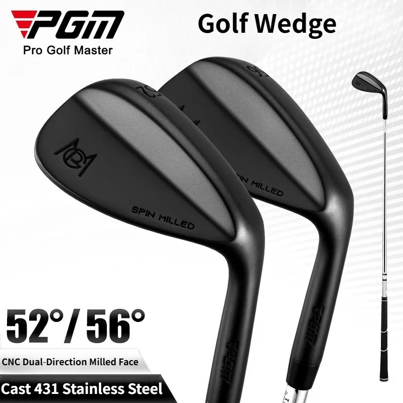pgm-all-black-golf-wedge-stainless-steel-cnc-milling-low-cg-52-56-degree-sand-wedge-short-iron-for-bunker-shots-wholesale