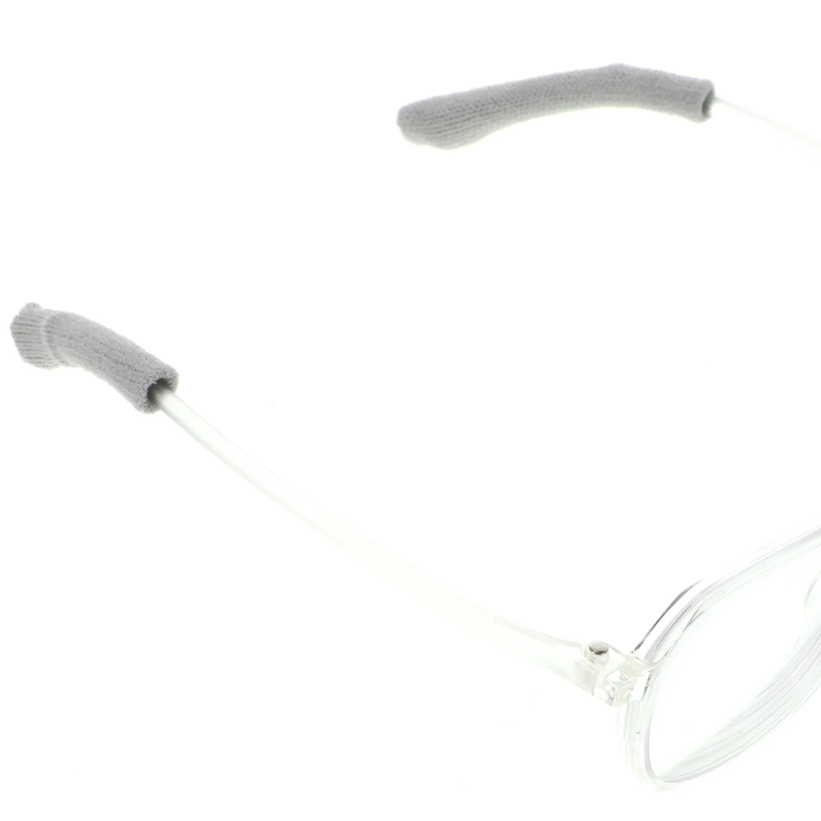 

2 Pairs Eyeglass Temple Sleeves Nonslip Glasses Ear Grips Stretchy Comfortable Eyewear Accessories Soft Nylon Spandex Ear