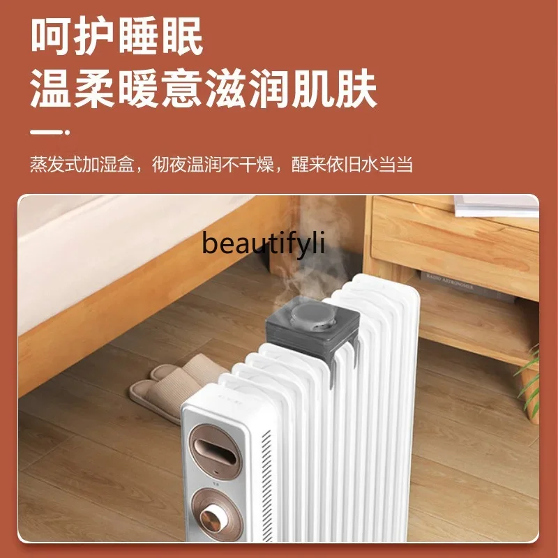 Riscaldatore domestico a risparmio energetico e a risparmio energetico, olio sonoro leggero Ting, riscaldatore elettrico per camera da letto