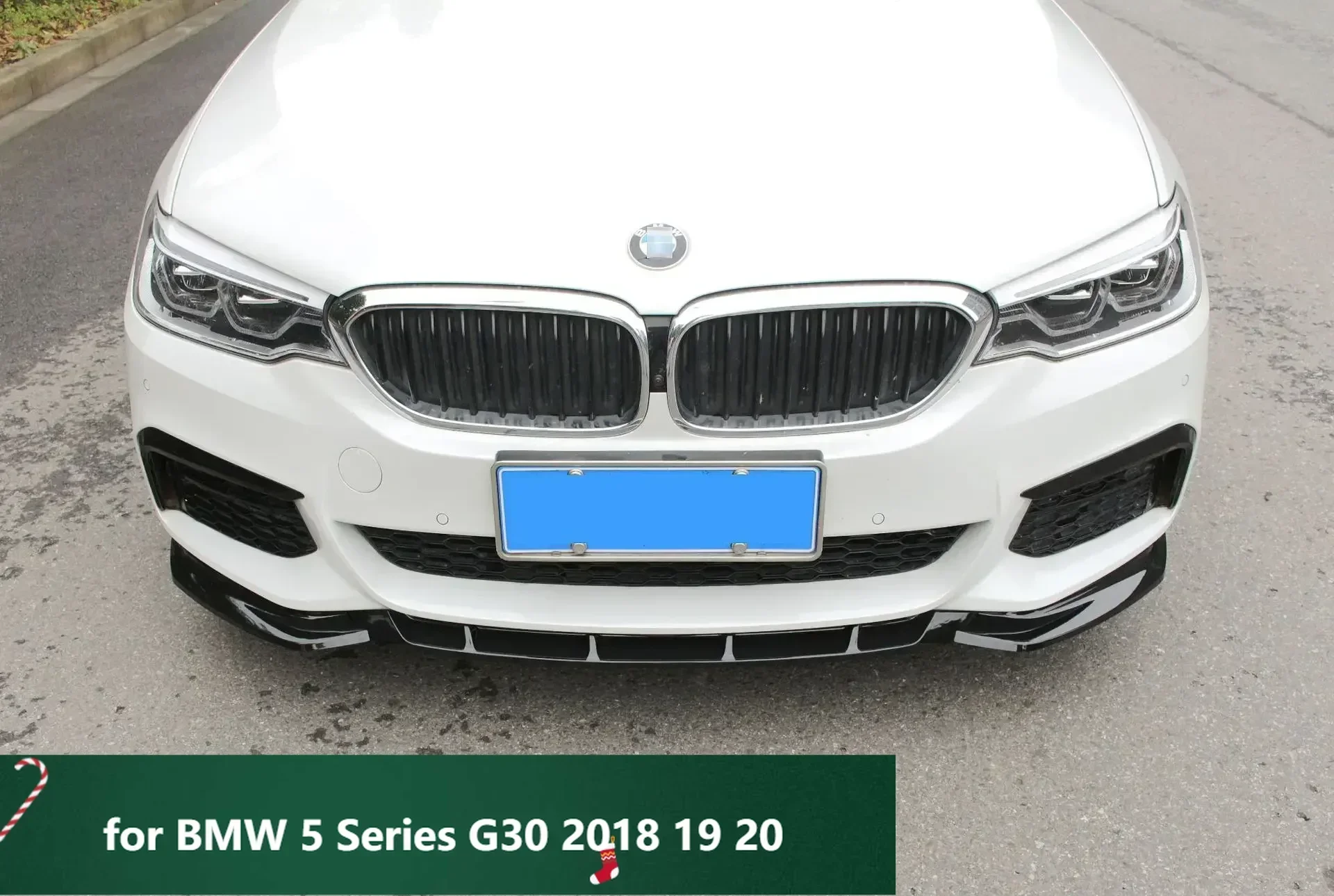 

Front Bumper Skirts for BMW 5 Series G30 2018 19 20 Splitter Body Kit Decorative Strip Shovel Lip Diffuser Spoiler