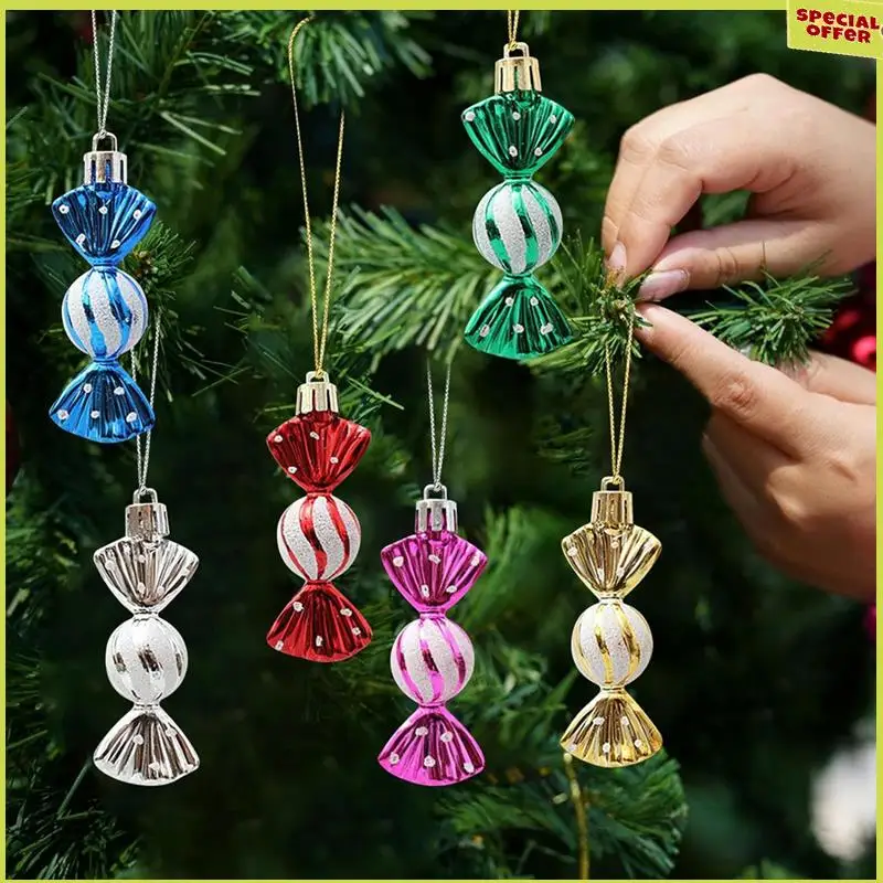 A34R 24PCS Christmas Tree Decoration Ball Ornaments For Christmas Hanging Seasonal Decoration Holiday Decoration Durable