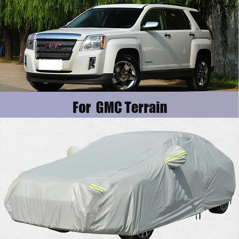 

Полный автомобильный чехол для GMC Terrain, солнцезащитный козырек для дома и улицы, защита от дождя, снега, льда, пыли, водонепроницаемый чехол для внедорожника, всепогодный