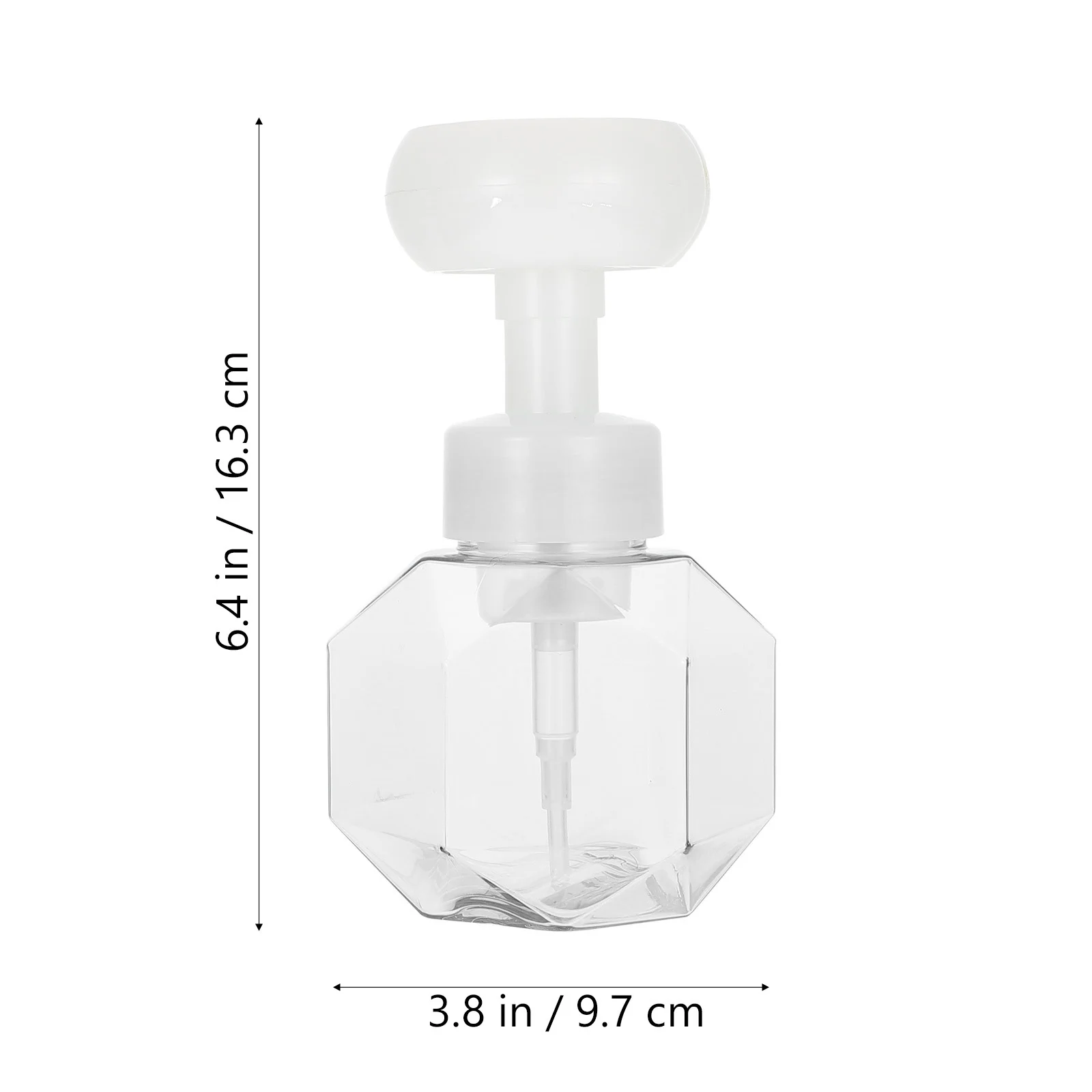 300 Ml Travel Foaming Dispenser Bottle Empty Refillable Container PETG PP Leak Proof Flower Shape Foams Soap Shampoo Shower Gel