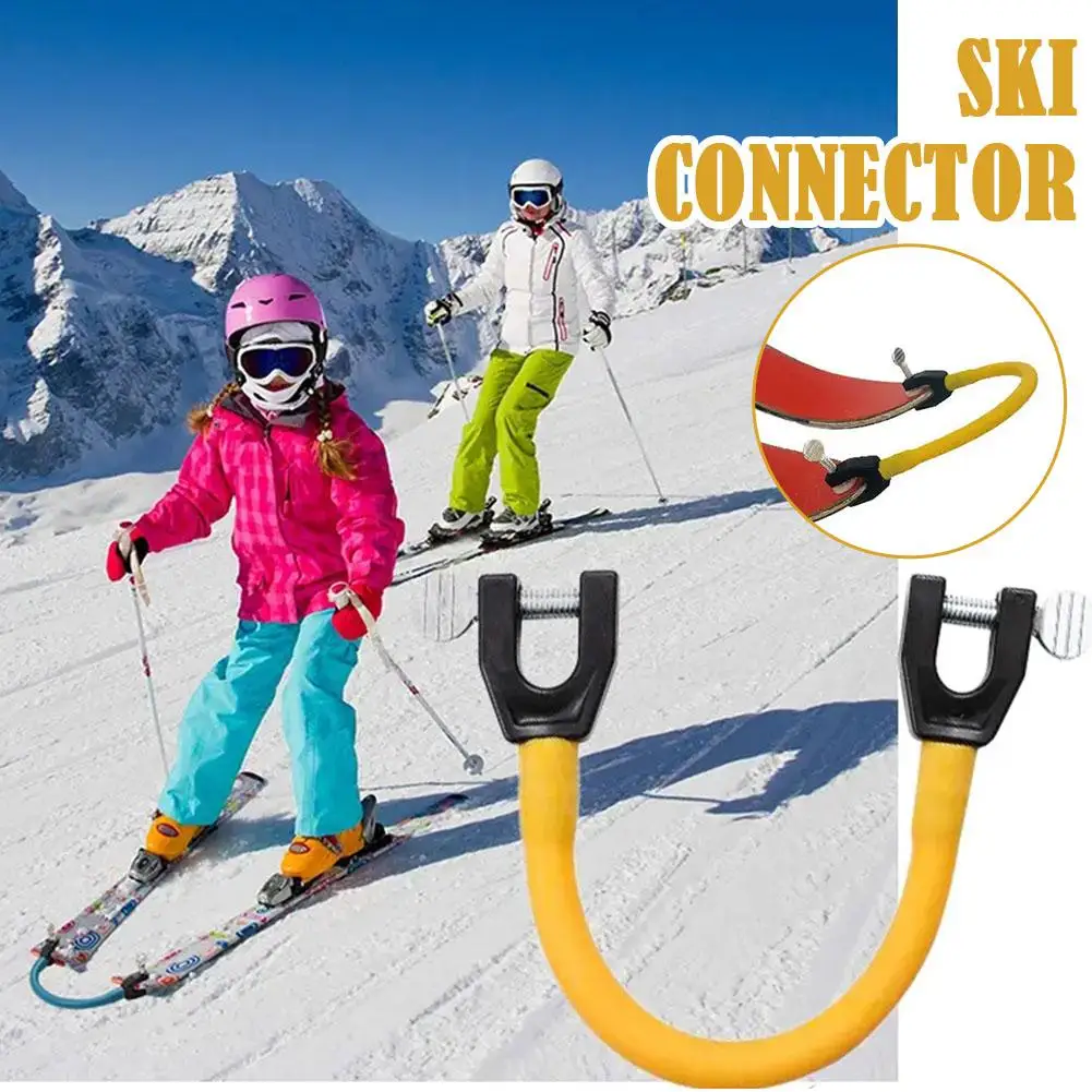 

Ski Tip Connector For Beginners Winter Children Adults Ski Training Aid Outdoor Exercise Skiing Snowboard Accessories
