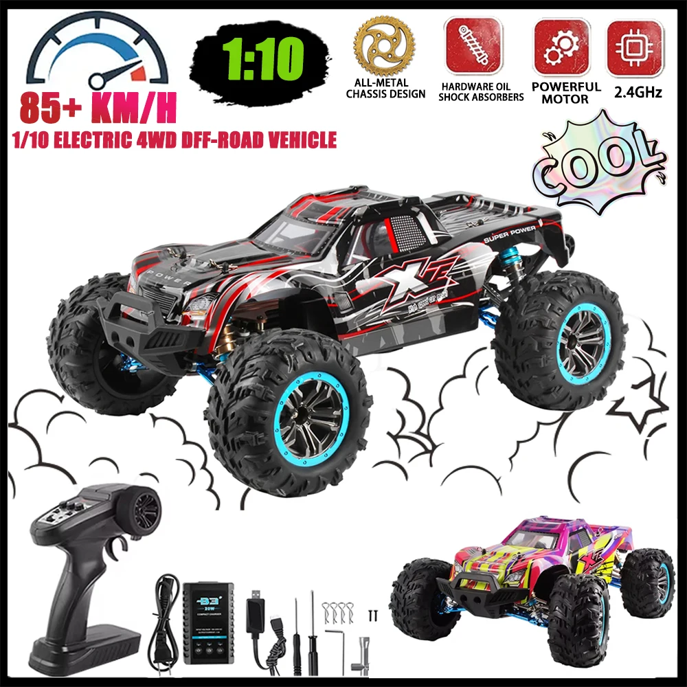 

2024 XLF F22A радиоуправляемая 1:10 80 км/ч 4WD 2,4G Радиоуправляемая машина бесщеточная цельнометаллическая ходовая часть автомобиль с дистанционным управлением скоростной Дрифт грузовик игрушки