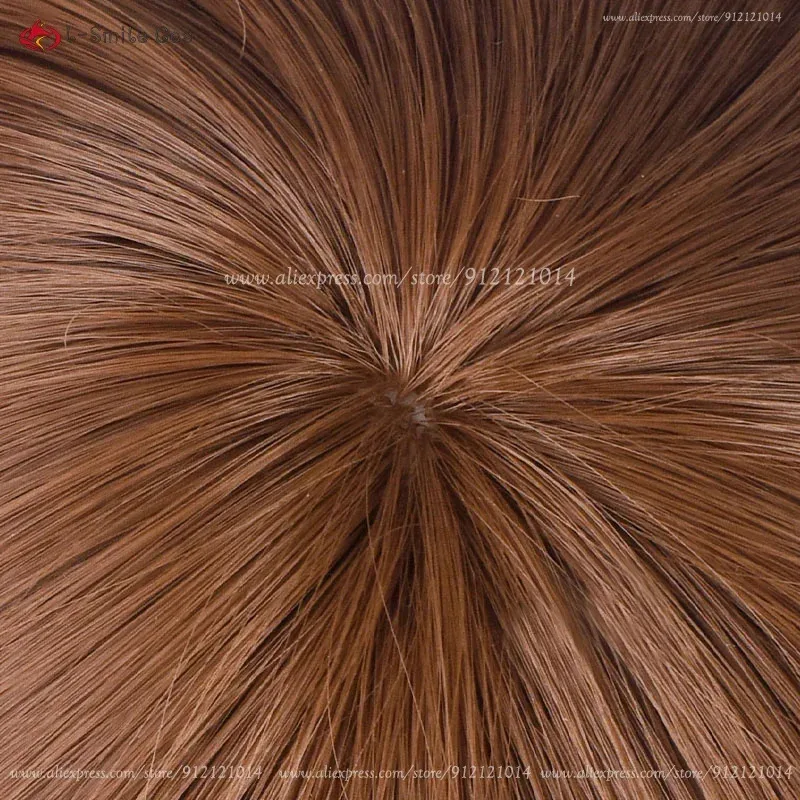 2025 аниме парики 30 см короткая кожа головы темно-коричневый Ягами светло-термостойкие синтетические волосы косплей костюм