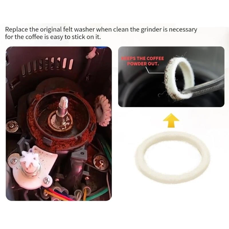5peeces чувствовали герметизационные кольца, ощущаем текстуру для тихого и стабильного шлифования кофе