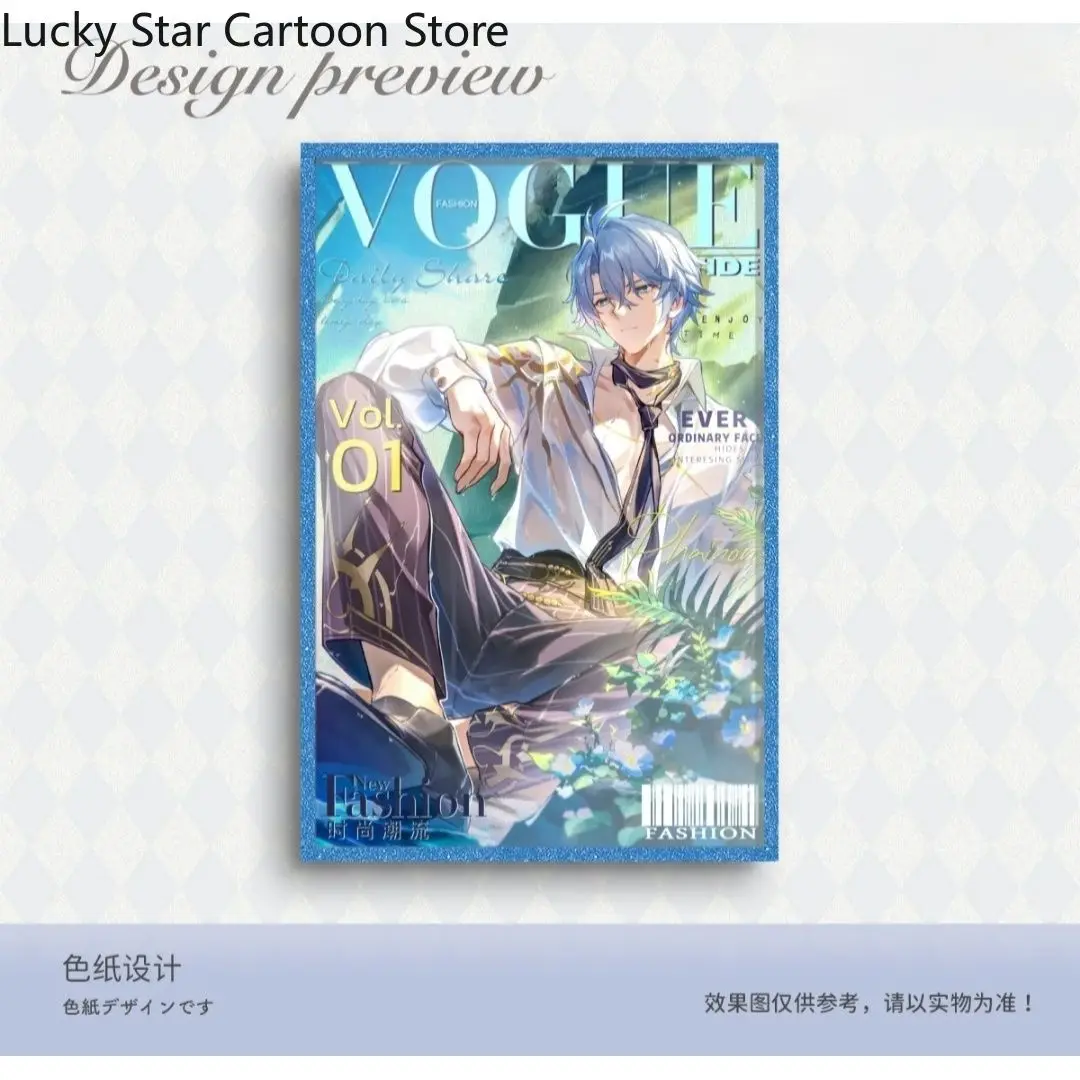 Cosplay Anime Peripheral Game Honkai：Star Rail Phainon Double Flash Badge Acrylic Colored Paper  Signature Card Decor Collection