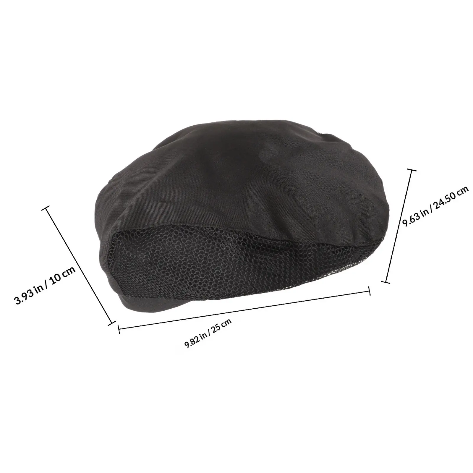 Lot de 2 casquettes de chef en tissu doux, taille unique pour la plupart des adultes, bonnet de travail pour la restauration, filet à cheveux