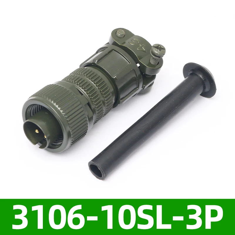 

Aviation plug 5015 American standard waterproof connector socket 3-core MS3106A10SL-3S MS3102A10SL-3P