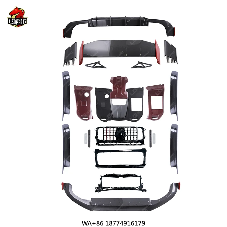 

Комплект сухого кузова из углеродного волокна для Bodykit G Class G63 G550 W464 B Style