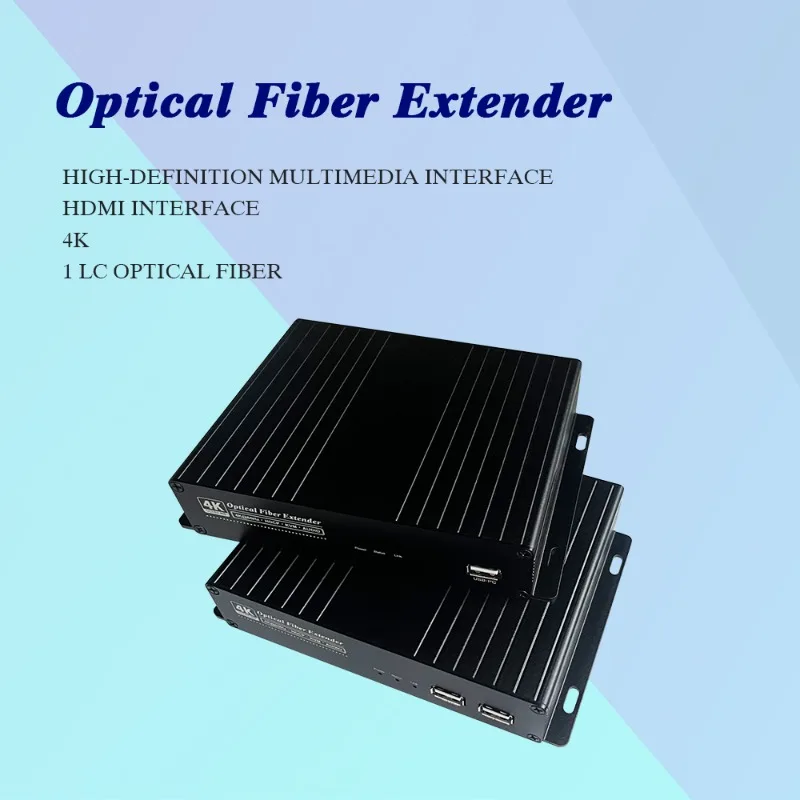 

HTR4K Fiber Extender 10KM 20KM Audio Video Transmission For LED Display Similar As Colorlight H10FN Fiber Optical Transceiver