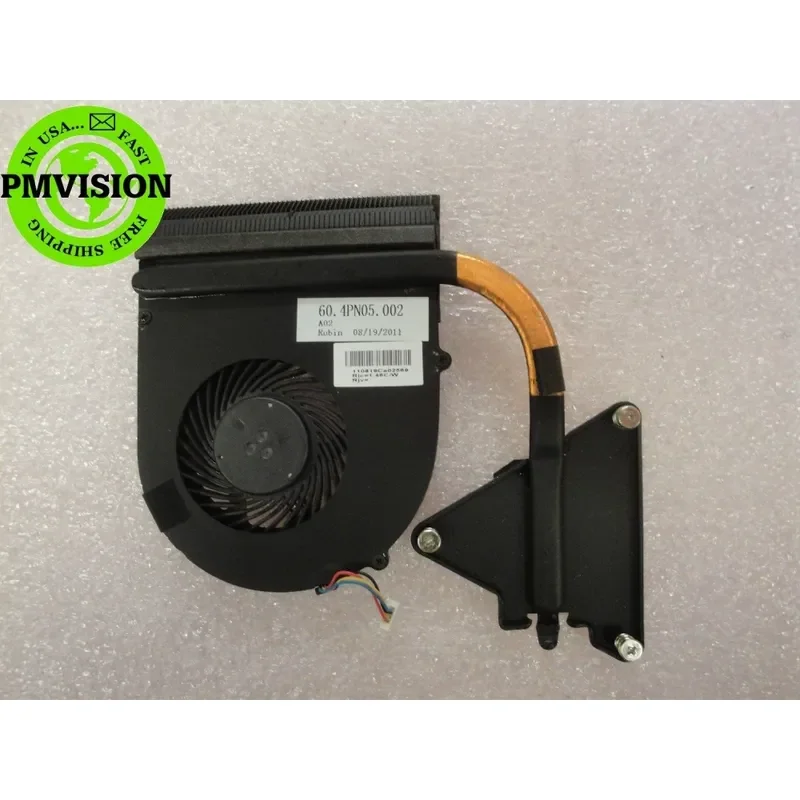 for Lenovo B570 B575 B575E Notebook Cooling Fan Heatsink Radiator CPU Chip Module Copper Tube Thermal Heat Sink Assembly