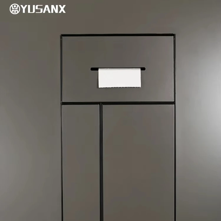 Modern Decor Bathroom Organizer Toilet Accessory Hidden Recessed Waste Invisible Paper Roll Holder Toilet Brush Trash Can Niche