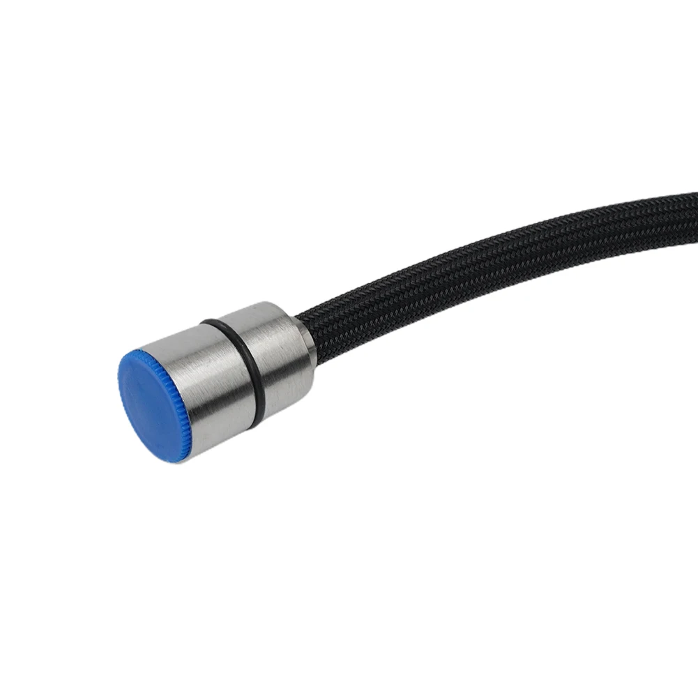 Practical Hot Sale New Tools Shower Hose Part Replacement Black Hose Length 1500 Mm Nylon With Pull-out Shower