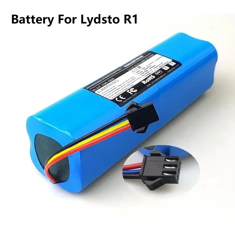 New Battery For Lydsto R1 Rechargeable Li-ion Battery Robot Vacuum Cleaner R1 Battery Pack with Capacity 5200mAh