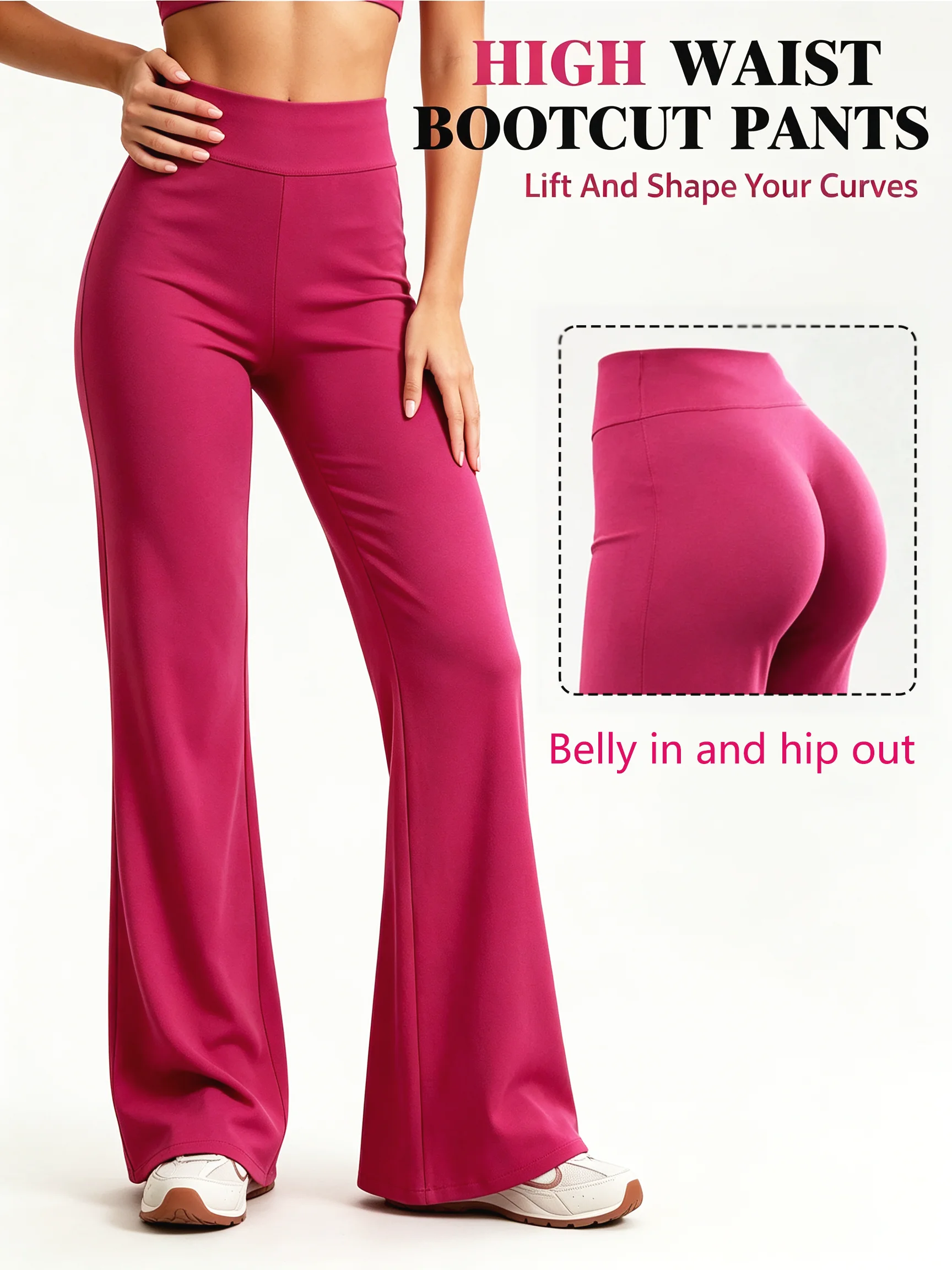 Elegant High Waist Wide Leg Flowy Pants for Women Elastic Stretch Soft Draped Casual Office Loose Straight Long Trousers