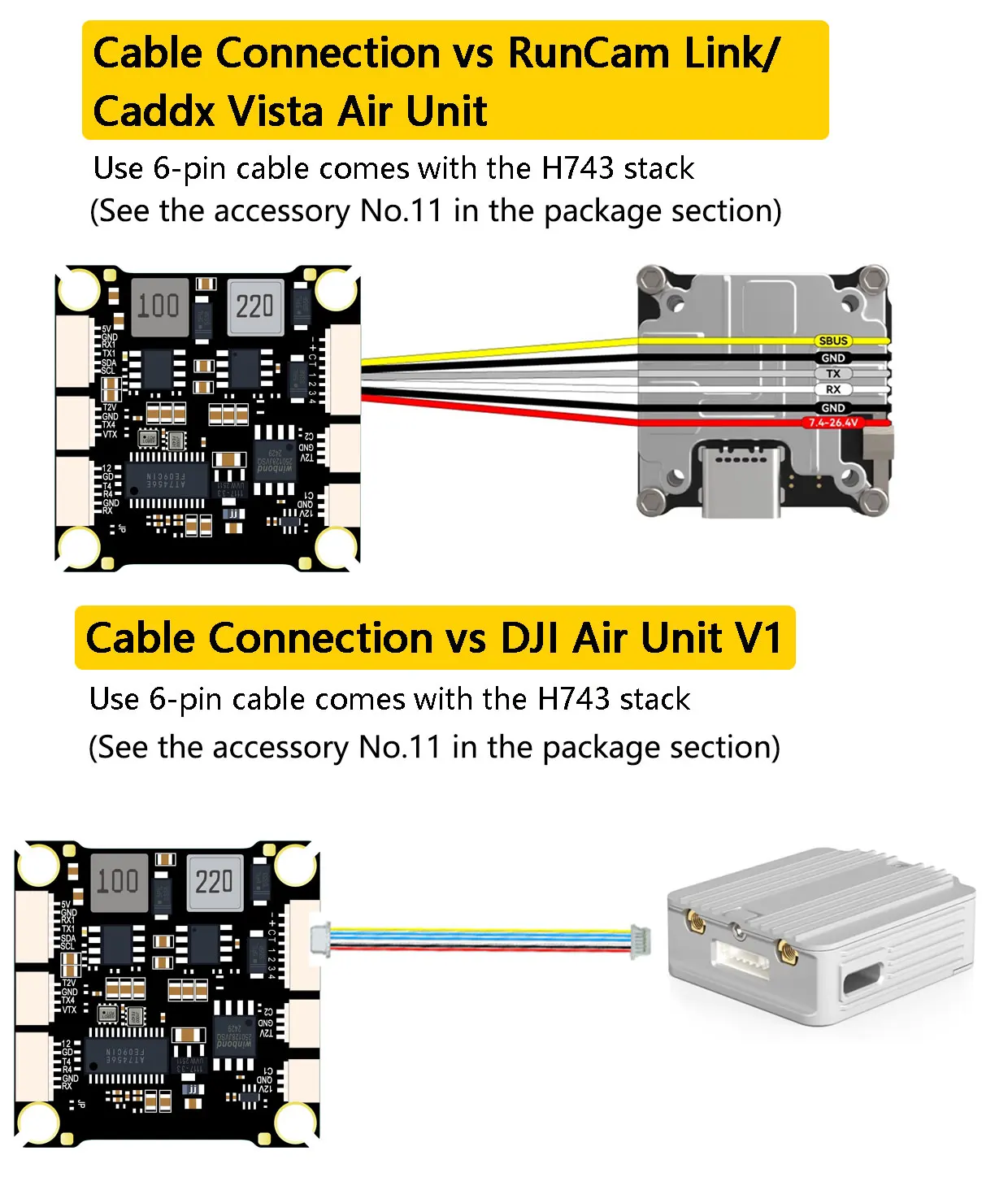 DAKEFPV F405 55A Stack 30,5X30,5mm ICM42688P BLS55A 4in1 ESC 3-6S FC&ESC INav Betaflight Konfigurierbar – Detail 18