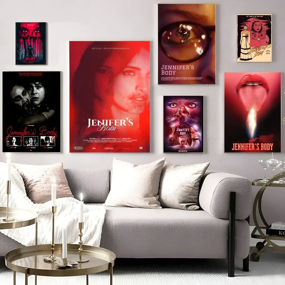 Pop Movie Jennifer Body Vintage Posters Sticky Vintage Room Home Bar Cafe Decor Kawaii Room Decor