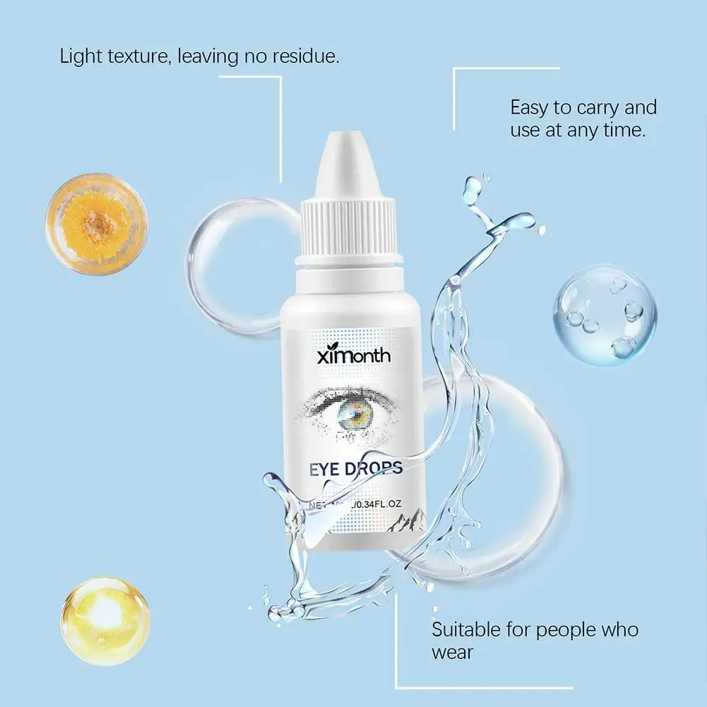 New 10ml Eye Drops Moisturizing Eyes Effectively Dryness Fatigue Relief Refreshed Eyes Serum Health Care For Women And Men J1A0