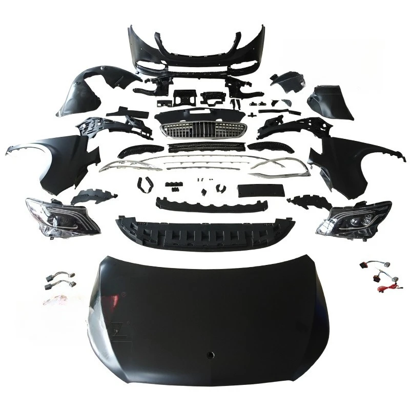 Suitable for 06-15 modification of front and rear bars + middle net + rear lip large surround