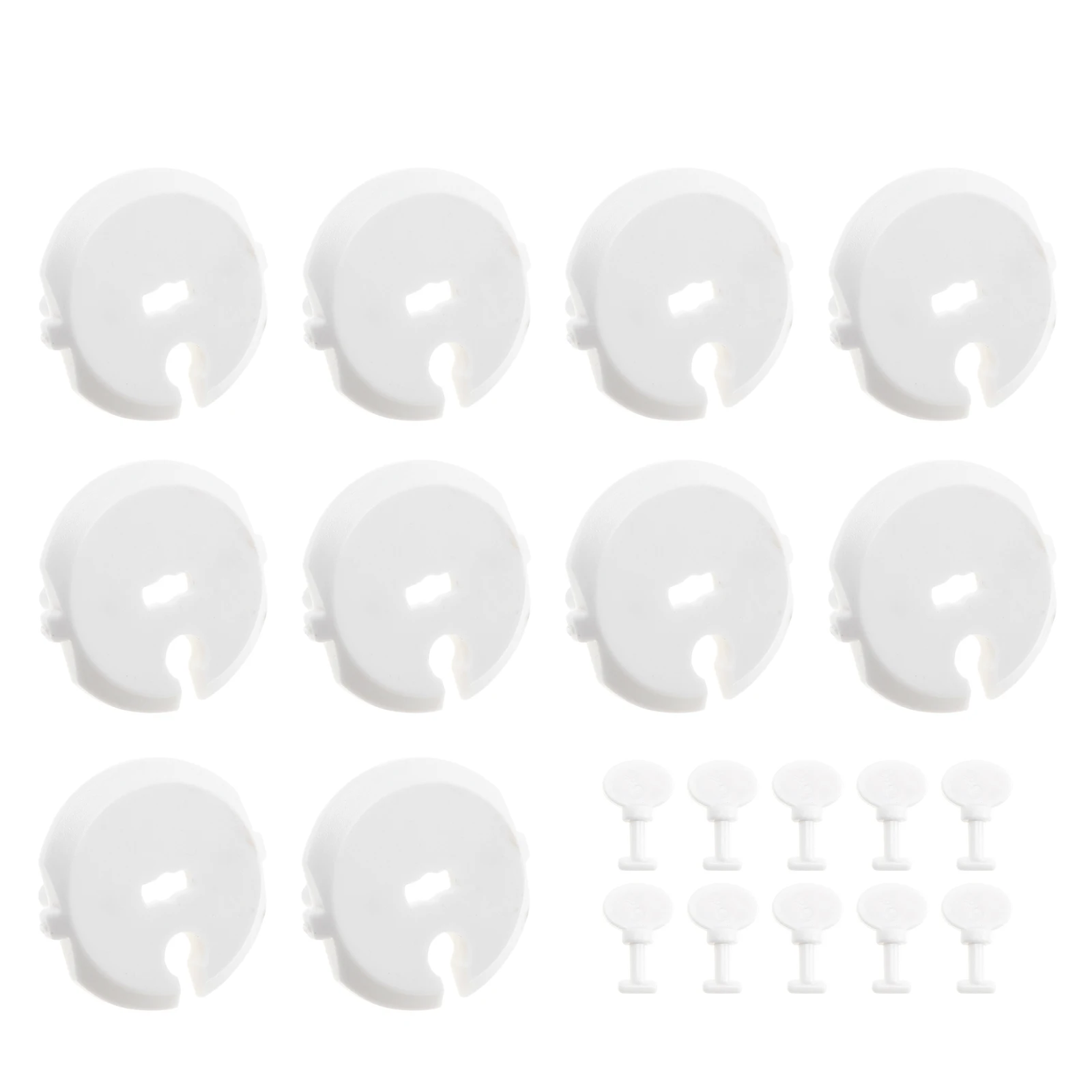 

20pcs Power Socket Protective Cover Anti Shock Child Proof Outlet Covers Abs Electric Plug Baby Safety Home Office