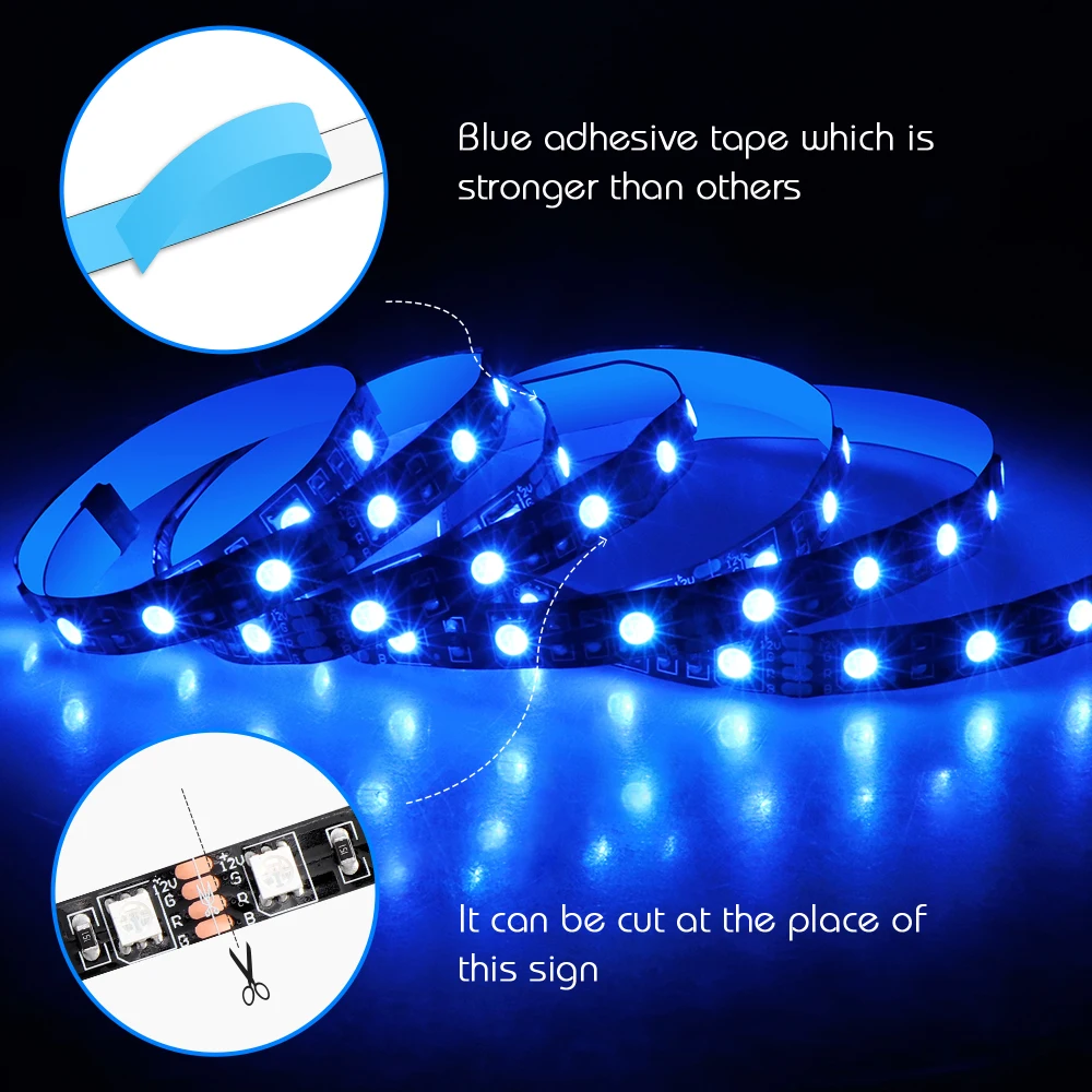 12V 4-pinowy kabel rozdzielający taśmę LED RGB PC Gamer Led Tape Splitter Cable 5050 RGB Strip do Aura Sync MSI Mystic Light Sterowanie płytą główną