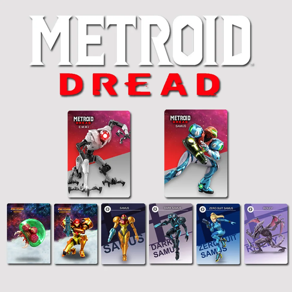 metroid samus returns card Metroid 5 card Metroid Dread card ntag NFC card for NS Switch