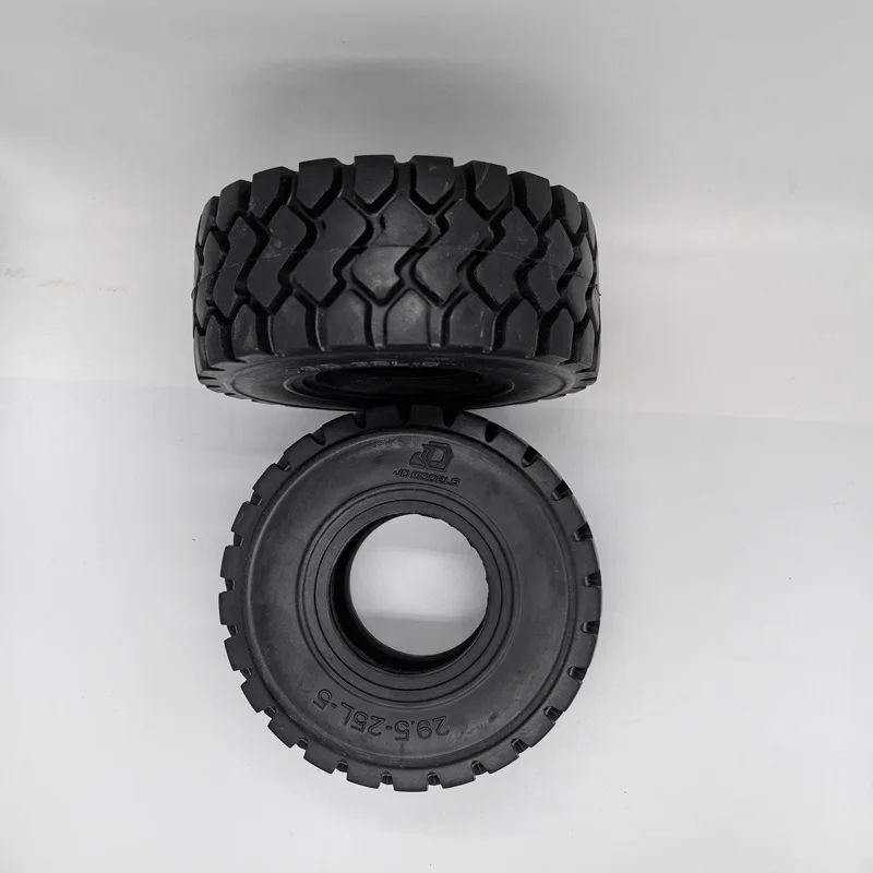 JDM-82 Forklift Engineering Vehicle Tire 137mml Loader Model For Lesu Tamiya KABOLITE