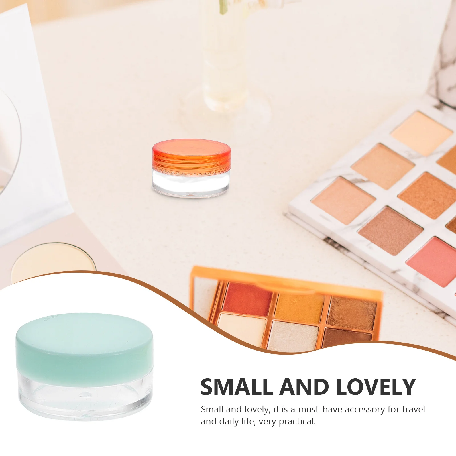 

100Pcs Empty Cream Boxes Travel Portable Leakproof Storage Containers Refillable Face Cream Jars for Lotion