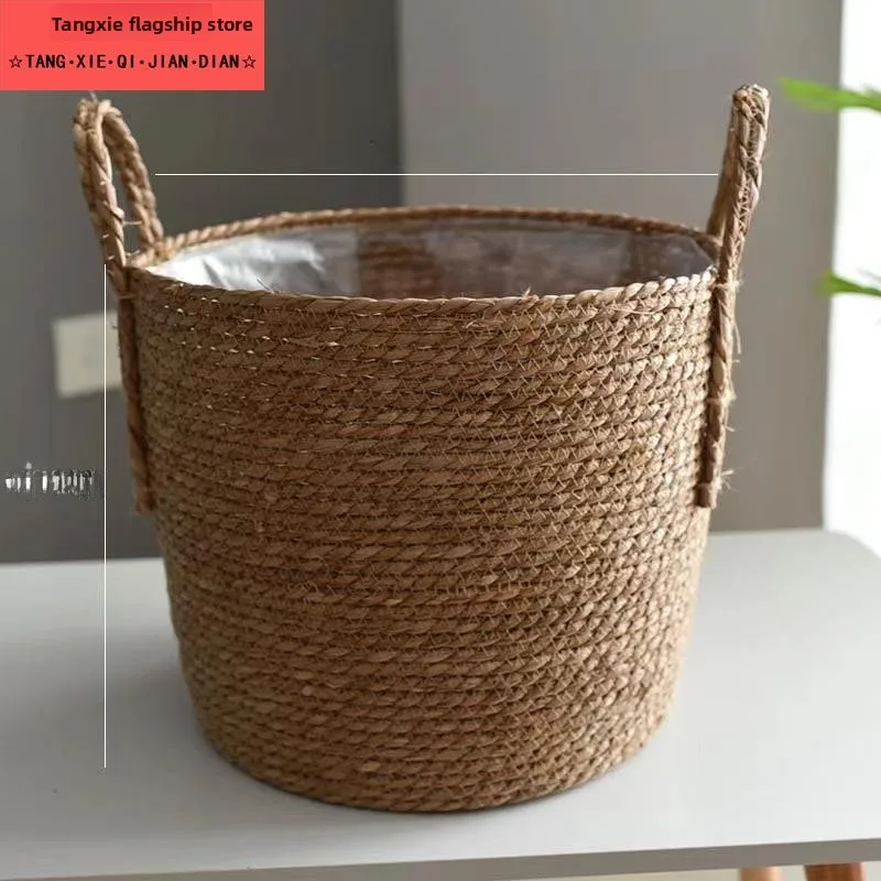 

Wier Flower Pot Cover Home Decor een Plant Basket Hide Ugly Plant Basket Bamboo Woven Flower Basket Plant Holder