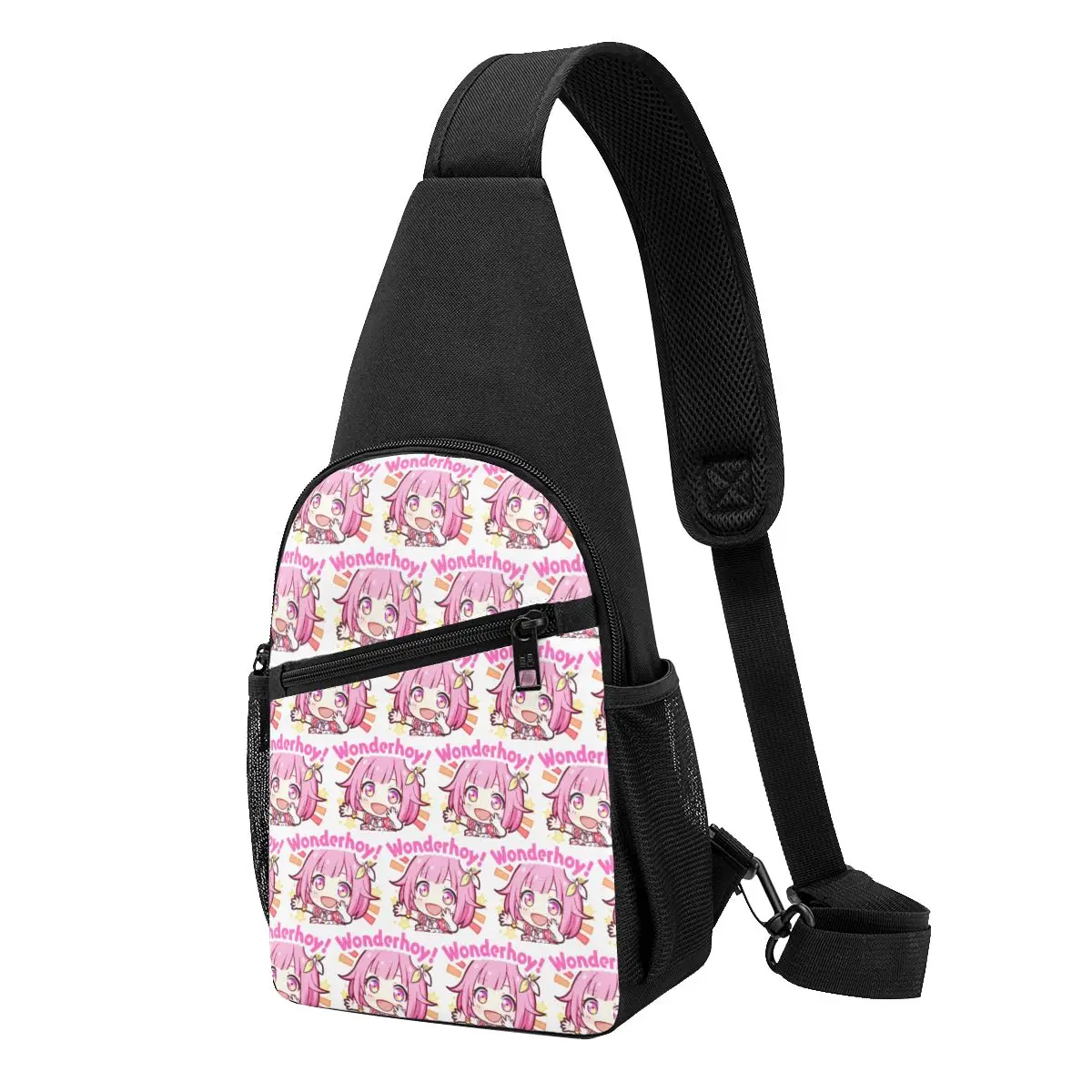Emu Otori Wonderhoy Stamp Chest Bag Men Sling Crossbody Backpack Chest Bag Traveling Hiking Daypack Shoulder Bag