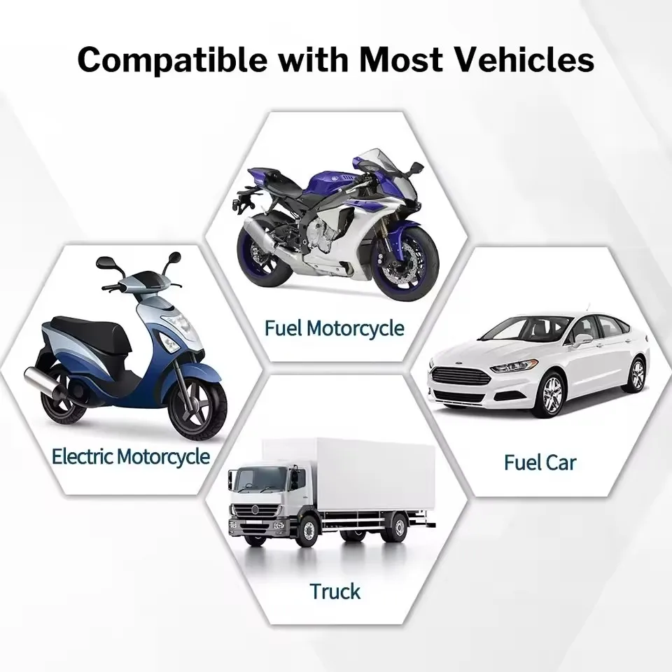 TK405 Car GPS Tracker Fuel Cut-off, ACC/Door Alarm Real-time Tracking for Cars Motorcycles Advanced Auto for Security
