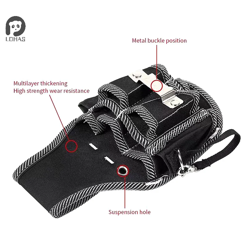 1PC Multifunctional Nylon Fabric Tool Belt Screwdriver Kit Holder Tool Bag Pocket Pouch Bag