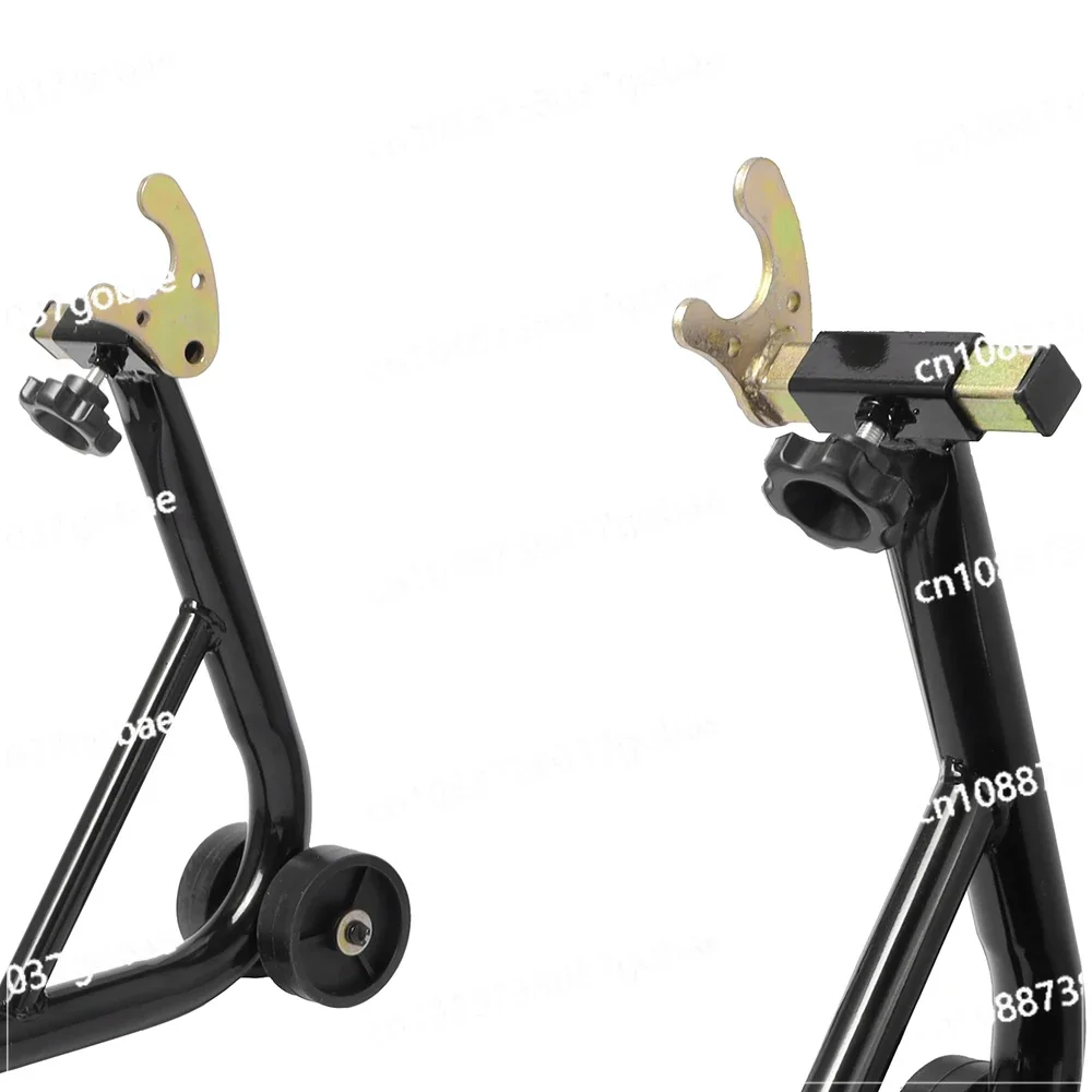 Convenient motorcycle front and rear wheel lift elevated parking rack, suitable for various motorcycle tire repair tools