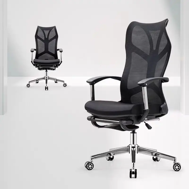 

Ergonomic Office Chair Comfy Work Mesh Chair Adjustable Lumbar Support Headrest Tabouret Bureau Ergonomique Furniture