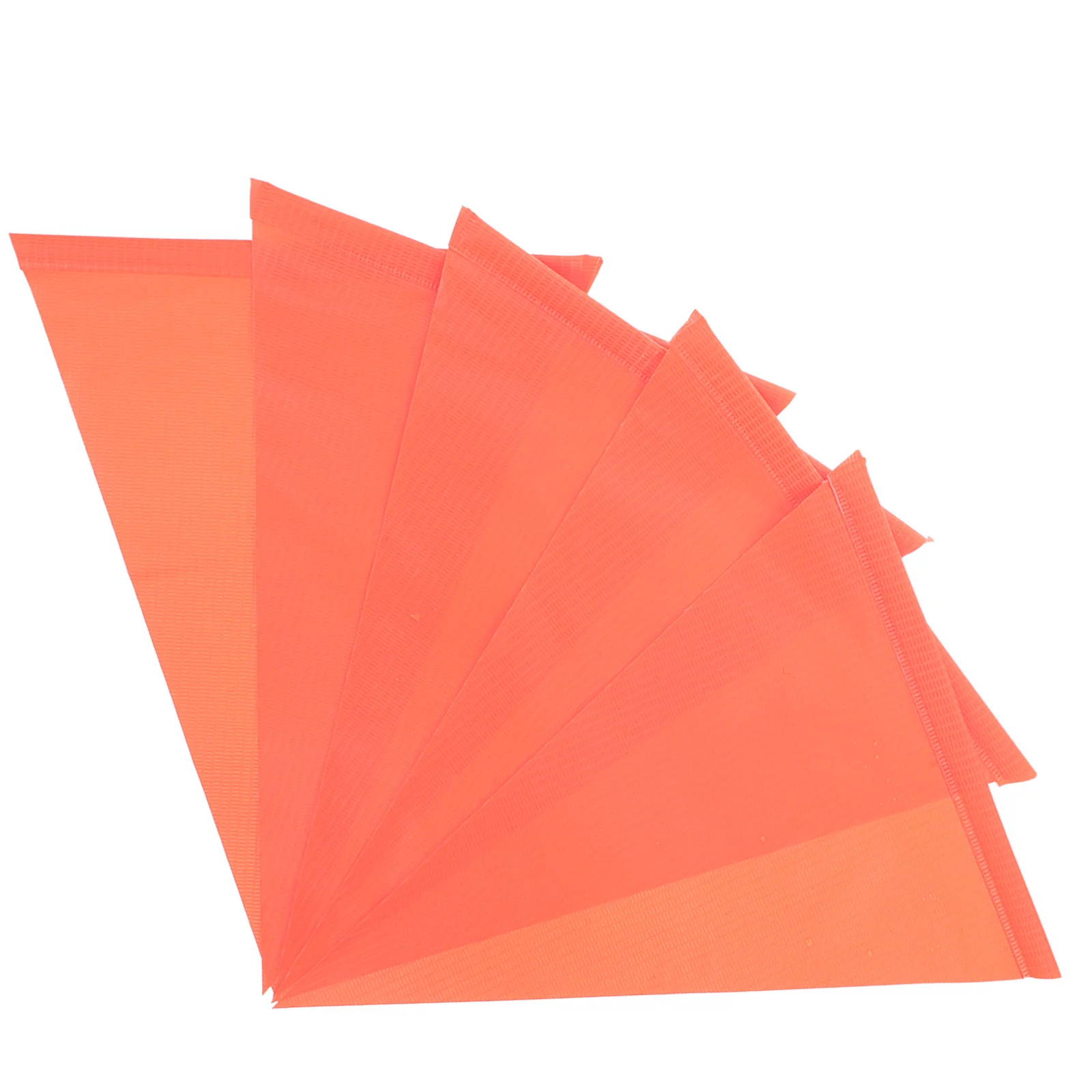 

5 Pcs Orange Bicycle Safety Flags Warning Pennant Dirt Bike Children Bicycles Sticker Baby