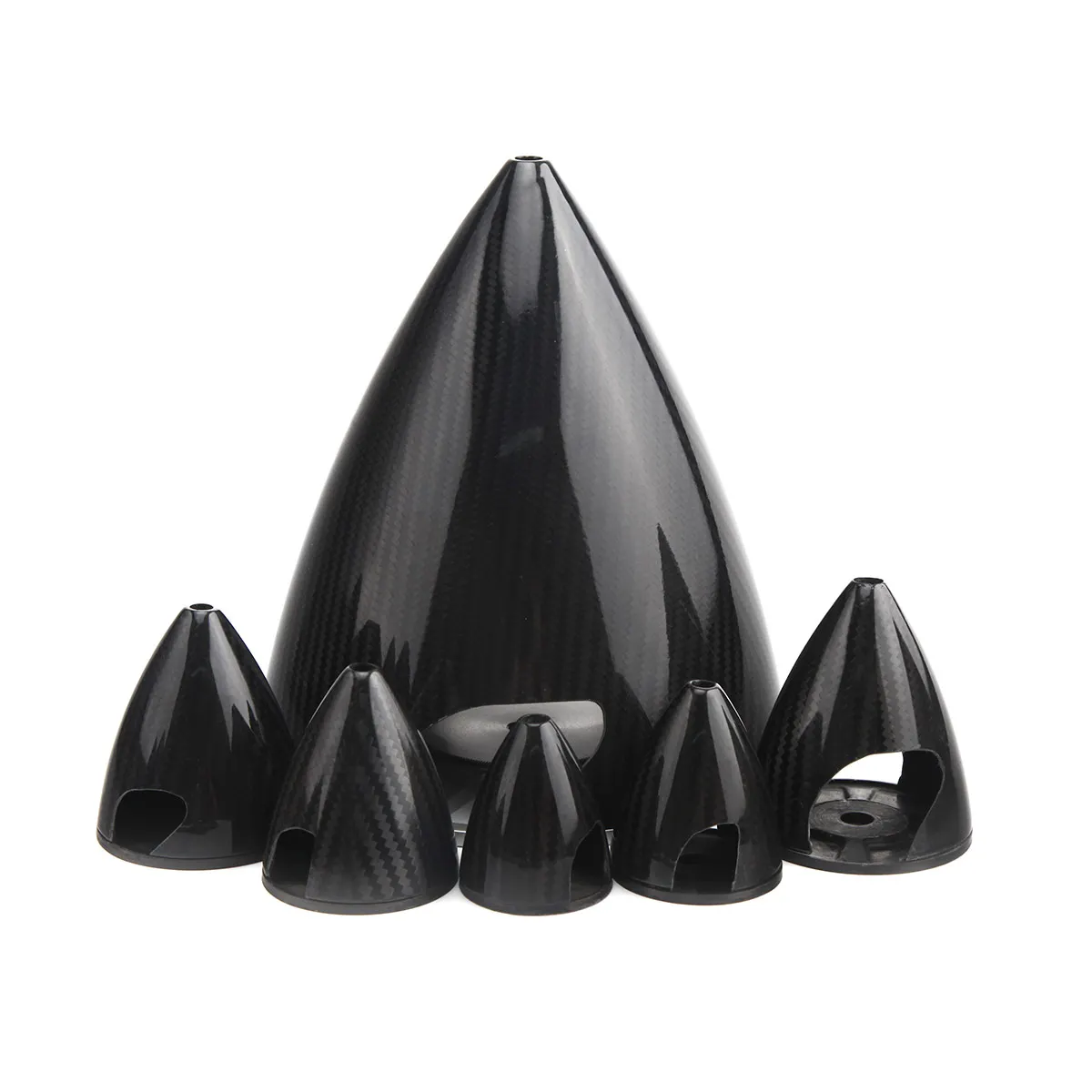 XAERO Koolstofvezel 2 Blade Spinner Kegel 1.75 "tot 7" voor Grootschalige RC Vliegtuig High End Propeller hub Cover