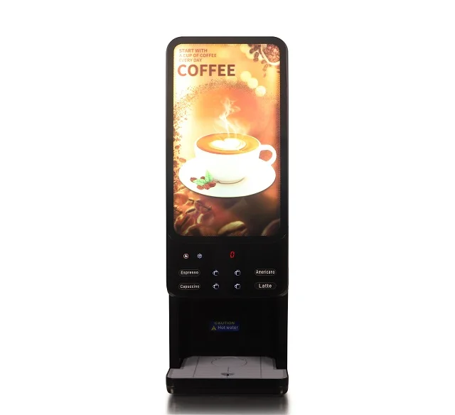 

2026 New Smart ModelFactory Coffee Vending hine Full Automatic Hot Drinks Dispenser Commercial lk Tea Vending hine