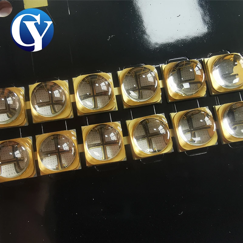 Modulo LED UV 320W polimerizzazione PCB 365nm 385nm 395nm 405nm lente al quarzo