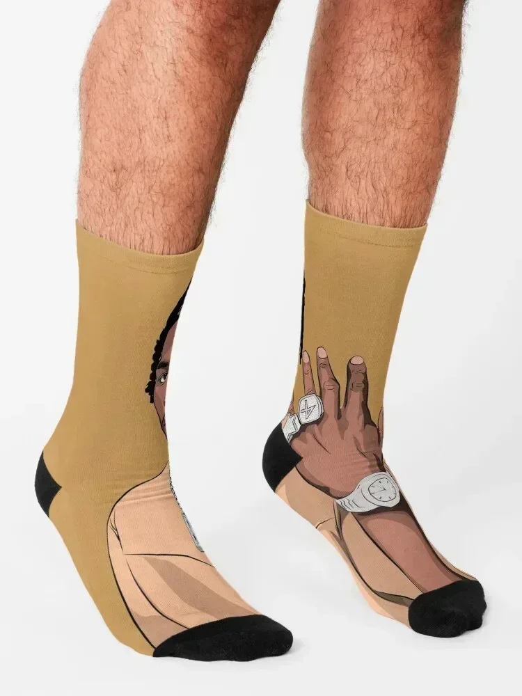 4PF Socks fashionable snow cool crazy Socks Male Women's