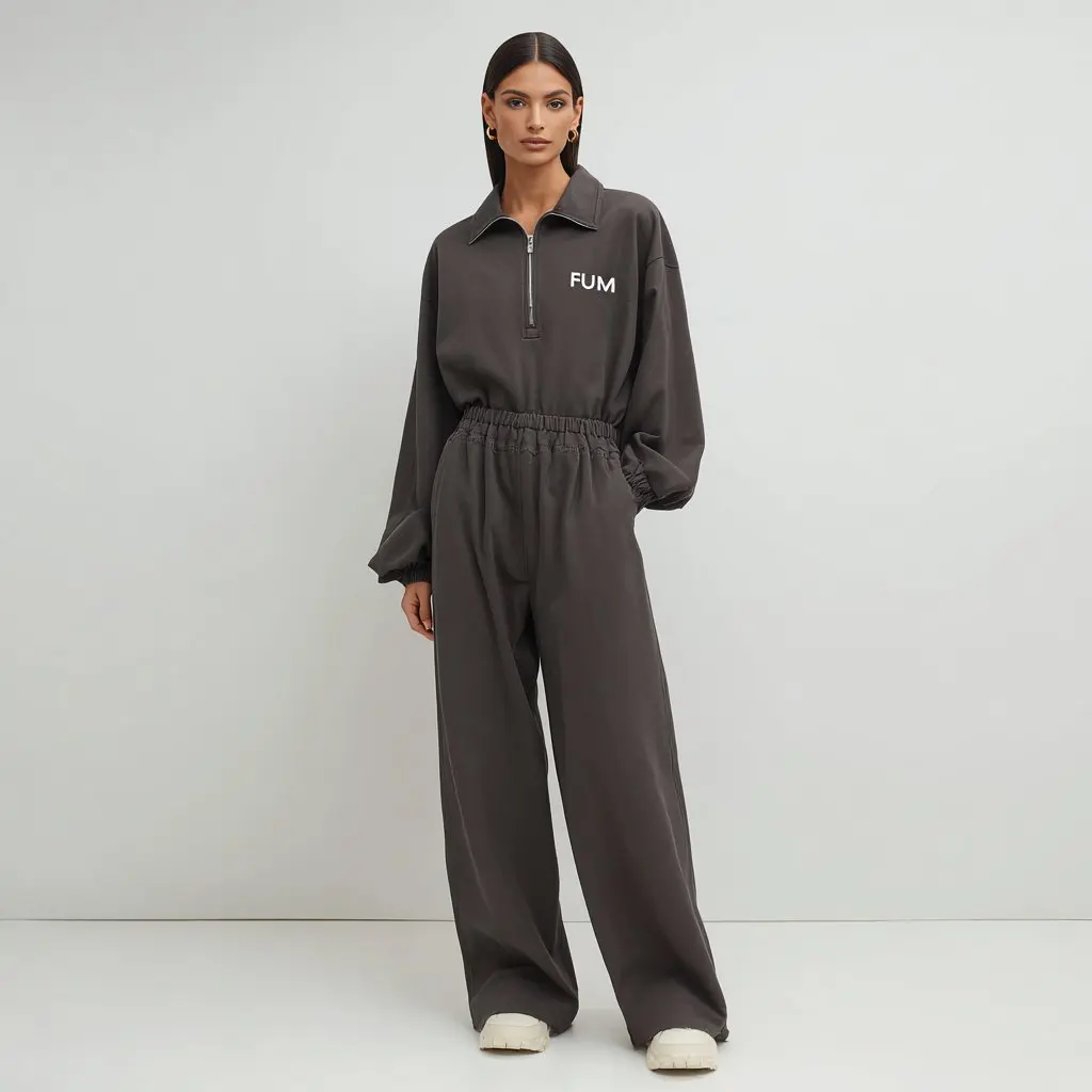 

Осень-зима, повседневный комбинезон с круглым вырезом, женская модная удобная одежда, брюки с круглым вырезом, черные костюмы