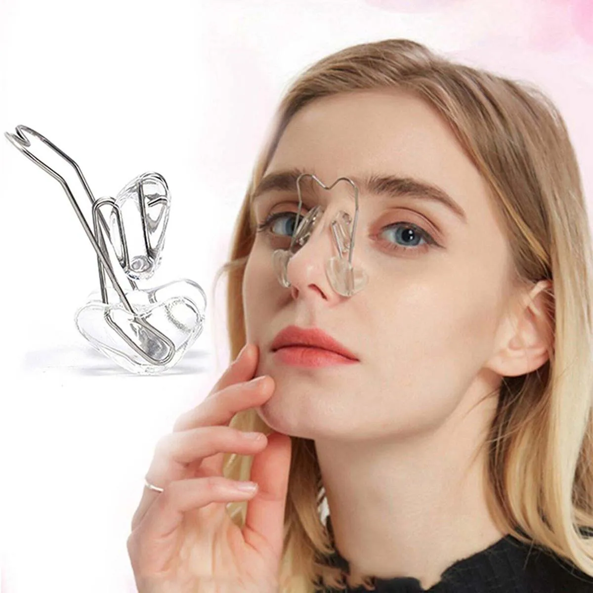 Beautiful Nose Clip for Nose 3D Nose Bridge Heightening Device Narrow Alar Nose Correction Device U-shaped Beautiful Nose Clip