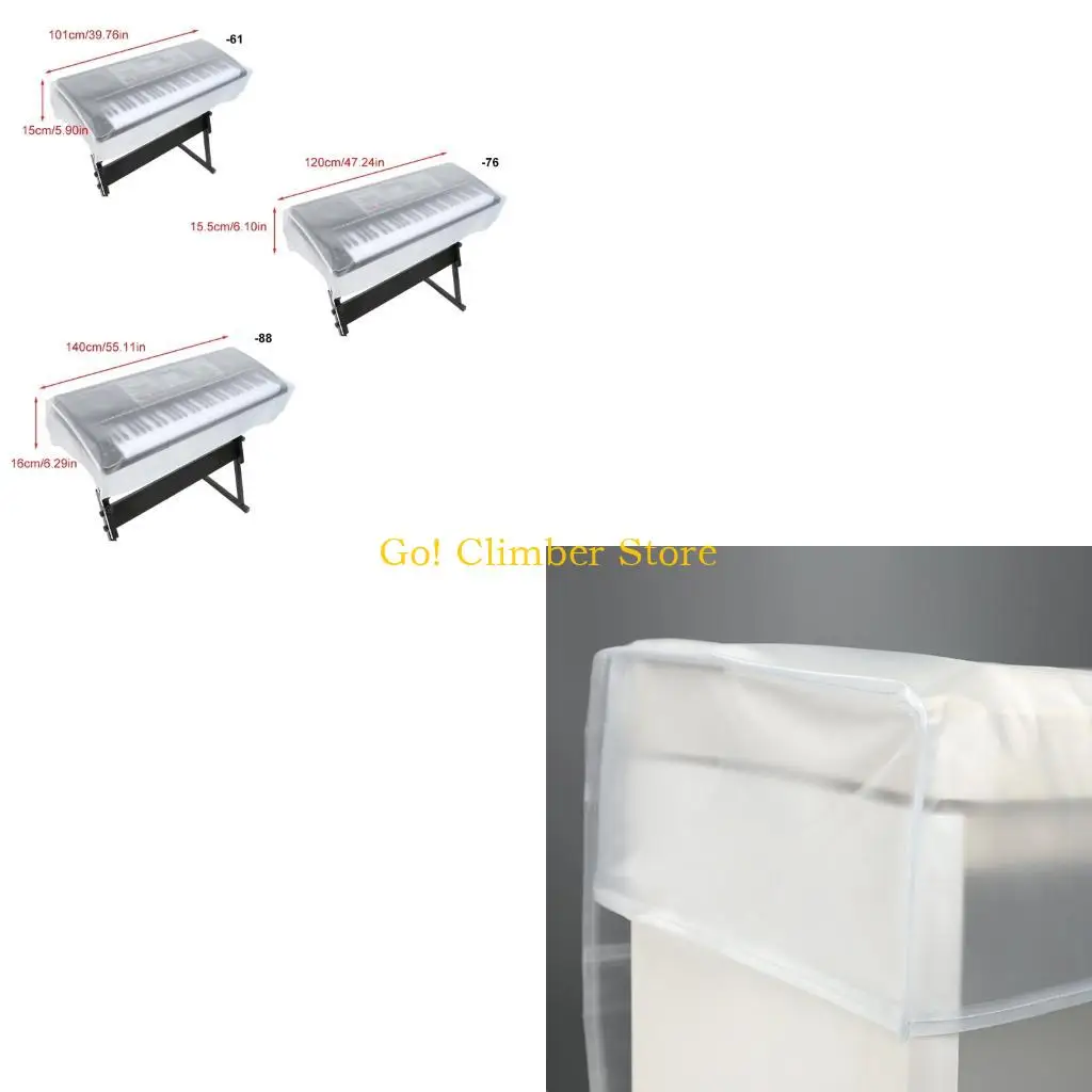 Q84C Transparent Piano Keyboard Cover for Routine Dust Control Indoors