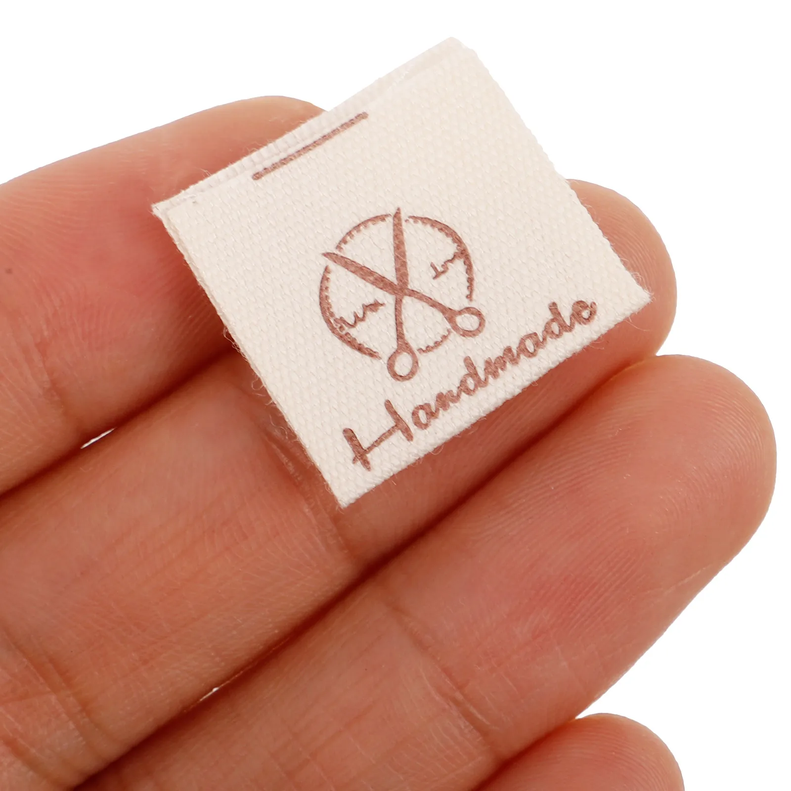 

90pcs Sewing Labels Handmade Clothing Tags Fabric Accessories Collar Decorations Cotton Tape Essentials DIY Craft Gifts