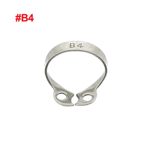 Imagen 2 del producto Abrazaderas de dique de goma Dental B4, Clips de barrera restauradora endodóntica de acero inoxidable, Material de ortodoncia para odontología, 1 ud./3 uds.