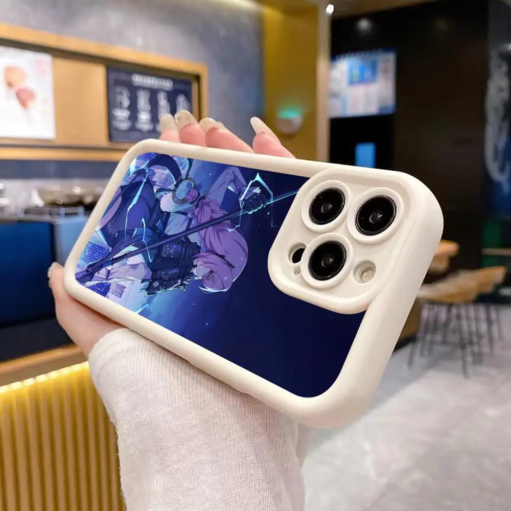 

Чехол для телефона Zenless Zone Zero Yanagi для iPhone 17, 16, 15, 14, 13, 12, 11 Air Pro Max Plus, утолщенный цветной чехол из ТПУ, красивый чехол