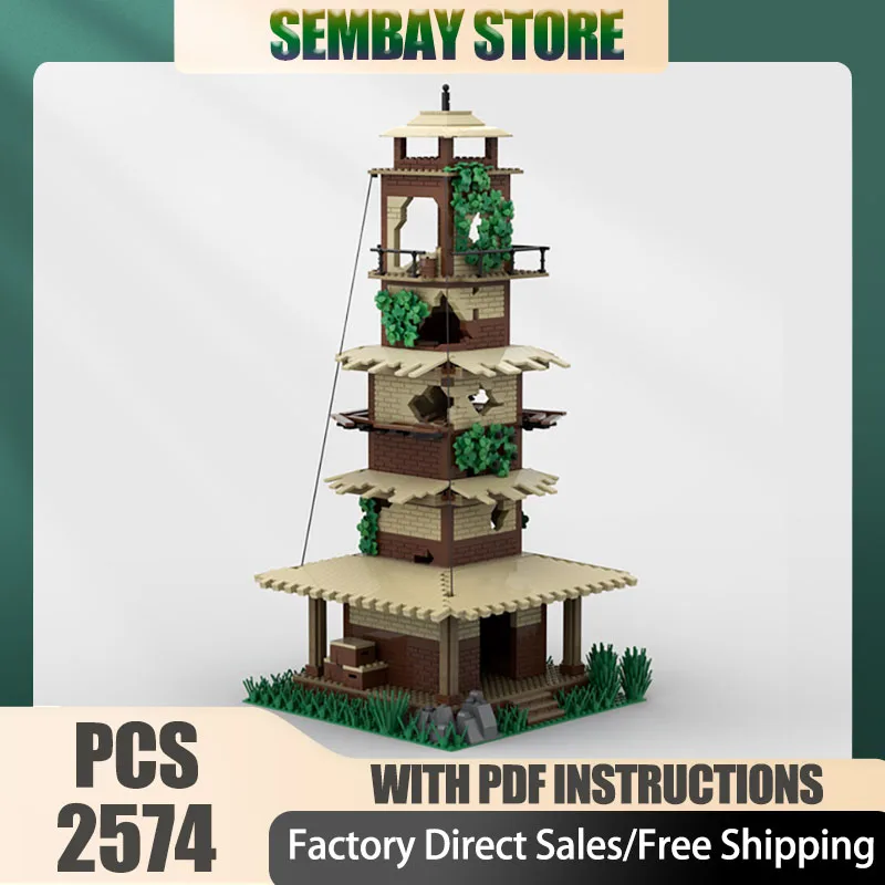 

Modular City Building Model Moc Building Bricks Modular Radio Tower Model Technology Blocks Christmas DIY Toy Construction Gifts