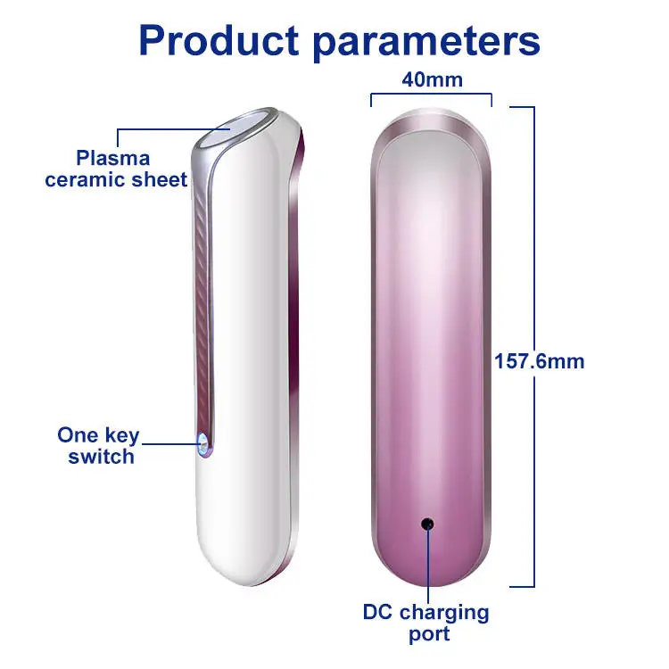 Portable skin care beauty instrument ozone blackhead removal facial massager equipment skin purification machine