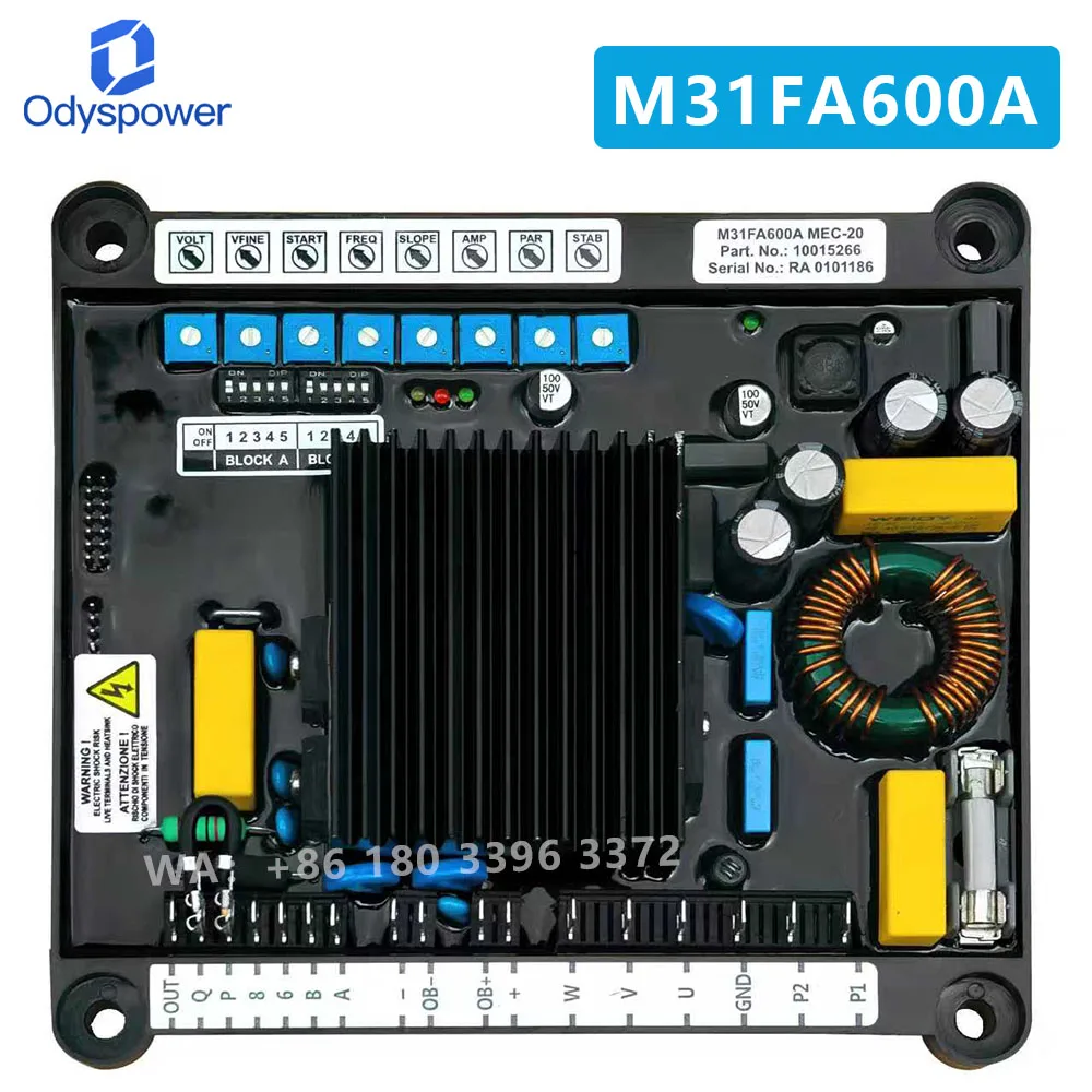 M31FA600A Diesel Generator Automatic Voltage Regulator Exciter Voltage Regulator Module AVR M31FA601A